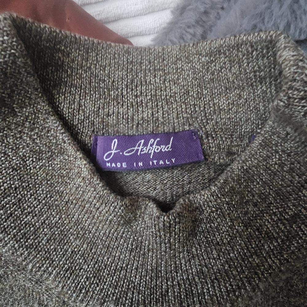 Men's Olive Sweater - Picture 4 of 5